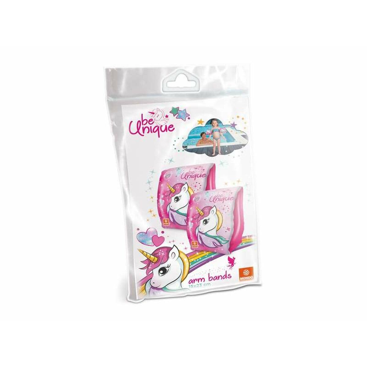 Mondo Toys - UNICORN Arm Bands - Braccioli di Sicurezza per bambini - Materiale PVC - Adatti a bambini da 2 a 6 anni con Peso 6-20 kg - 16937