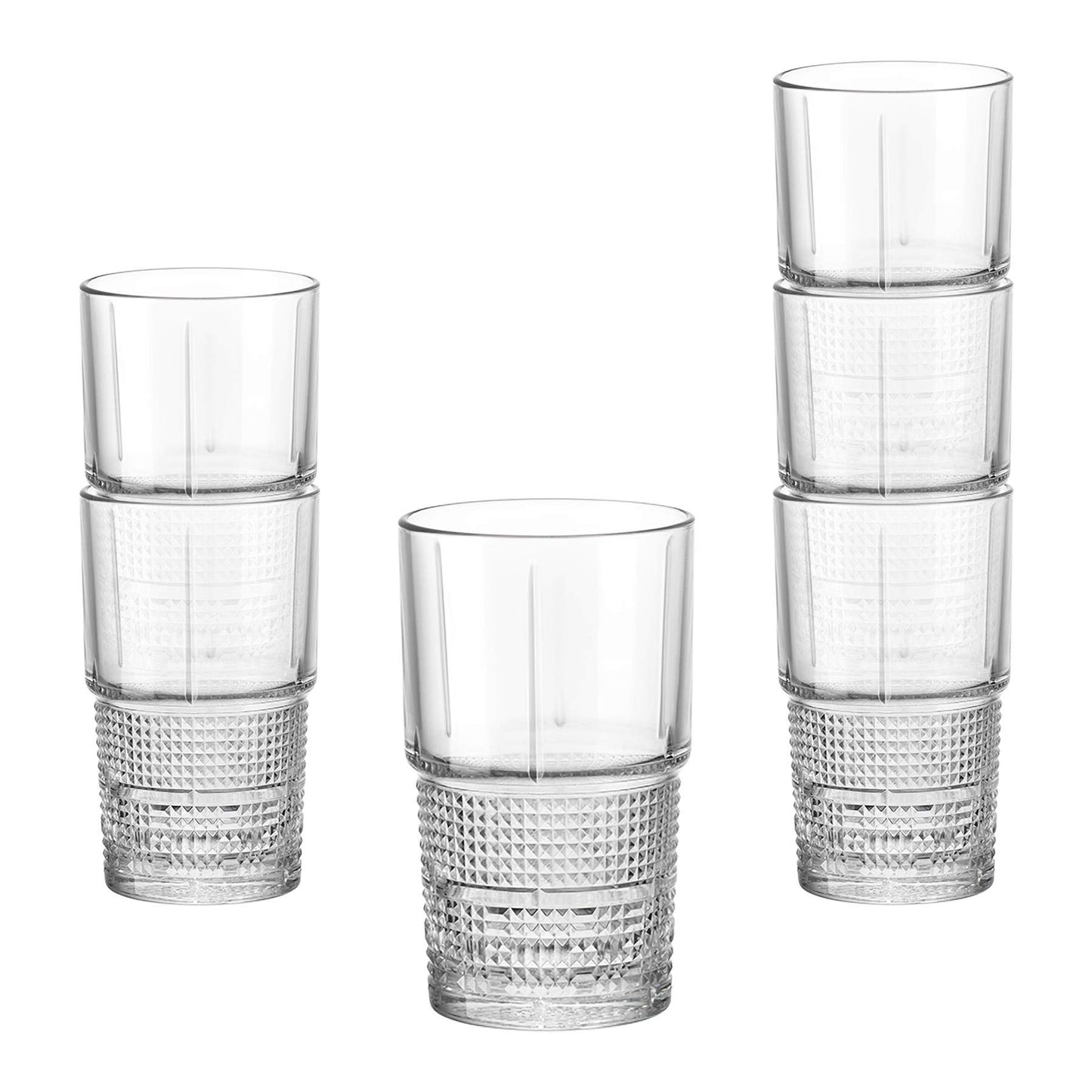 Bormioli Rocco Bartender Novecento Hiball Bicchieri 405 ml – Confezione da 6 – Bicchieri Hiball