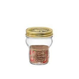 Bormioli Rocco Barattolo Quattro Stagioni Impilabile - Barattolo di Vetro da 262 ml - Impilabile e Incastrabile, Bocca Larga per Inscatolamento, Servizio e Conservazione - Contenitore di Vetro Sicuro