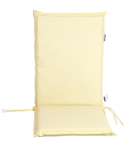 Fabotex Zippo Rimovibile Alta Cuscini di Seduta, Ecru, 115 x 48 x 6 cm