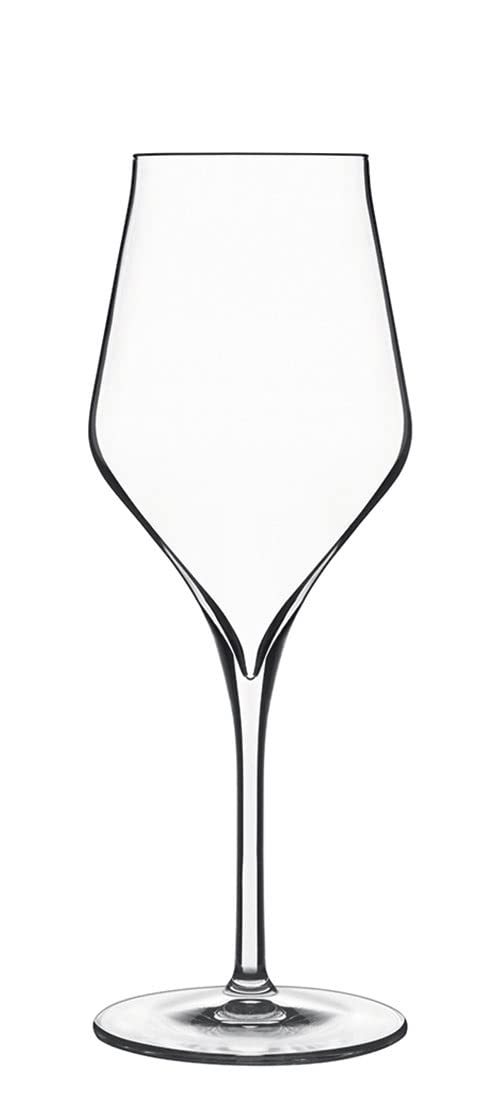 Luigi Bormioli 7540460 Supremo, Scatola di 6 Bicchieri da Vino in Cristallo Trasparente 8,1 x 8,1 x 22,1 cm