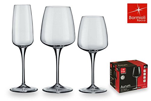 Bormioli Rocco Aurum Set 6 Calici Vino Bianco 35 Cl