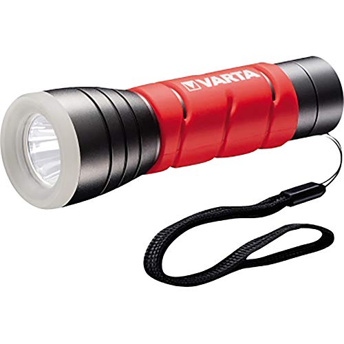 VARTA, Torcia LED Outdoor Sports F10, 5 Watt, incl. 3x batterie High Energy AAA torcia lampada luce pila, involucro antischizzo IPX4
