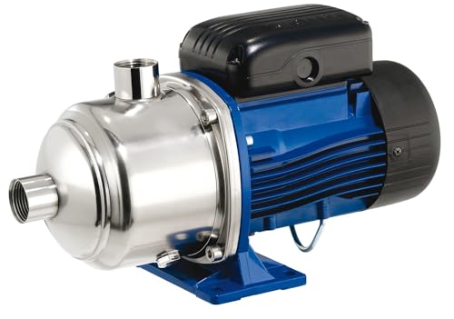 Pompa centrifuga orizzontale multistadio multicellulare 0,77kw acciaio inox