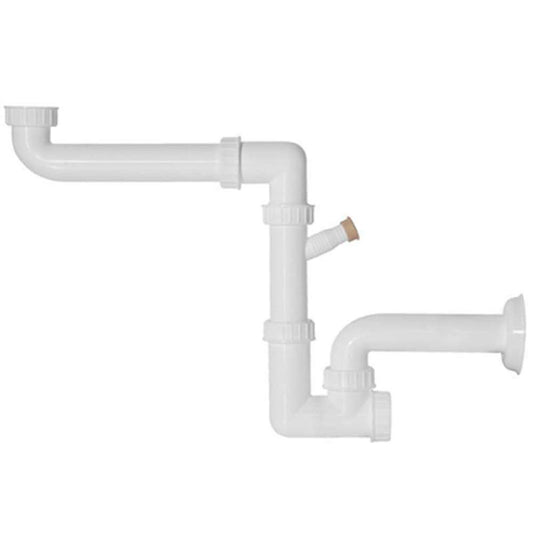 Dianhydro Sifone ispezionabile salvaspazio 1 Vie 1" 1/2