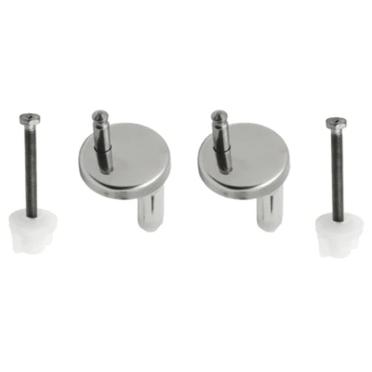 CERNIERA SINGOLA REGOLABILE PASSANTE ESPANSIONE ACCIAO INOX Copriwater WC
