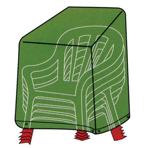 Telo Verde Pvc Di Protezione/Copertura Sedie Impilabili 66x66xh.109cm