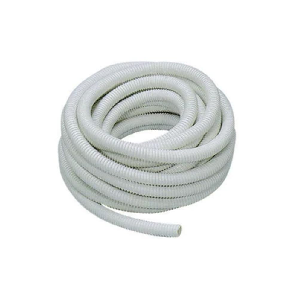 TUBO IN PVC SPIRALATO FLESSIBILE BIANCO A metro Diametro 40 (Mt. 20)