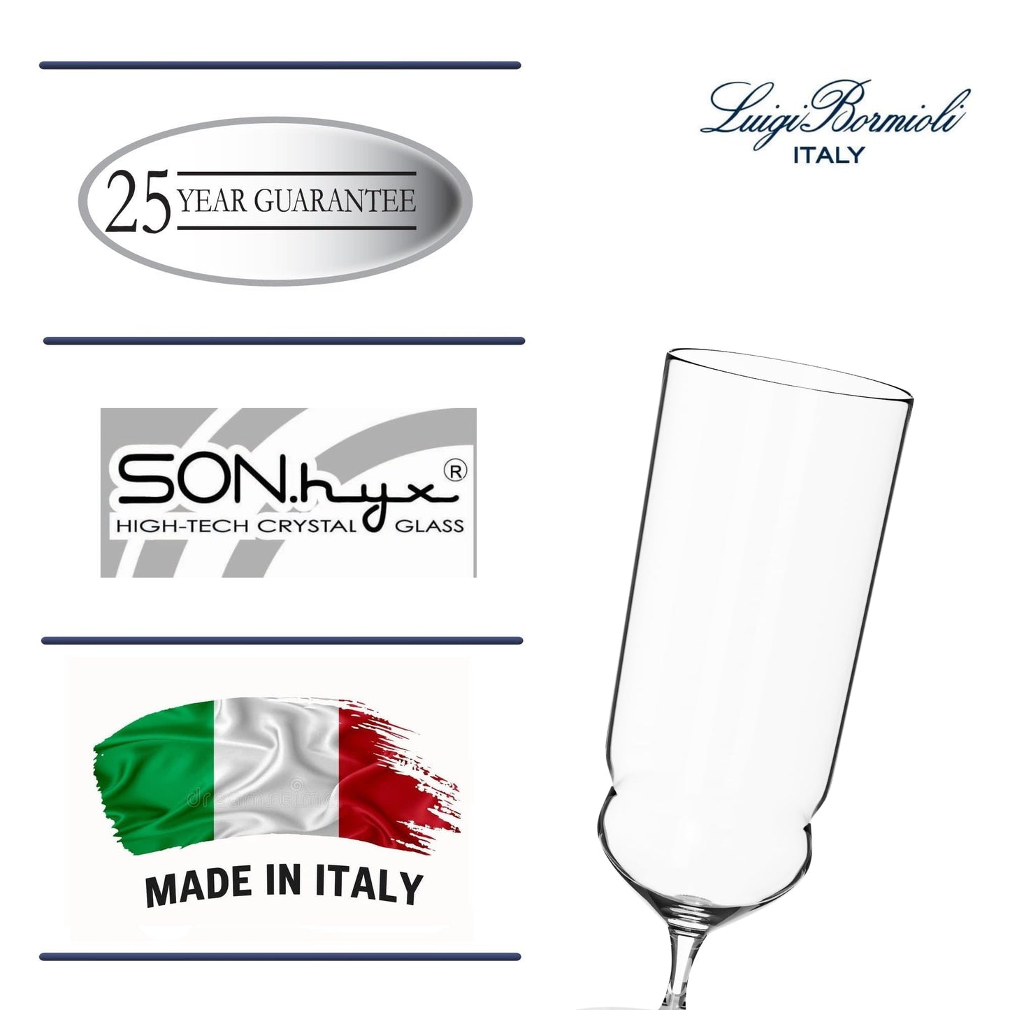 Bormioli luigi set 6 calici blackdoor '20s tequila cl 45