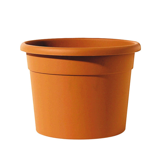 Telcom Cilindro Diana ICIL 30 T Vaso da Fiori di plastica cilindrica Diametro 30 cm Altezza 23 Centimetri di Terracotta