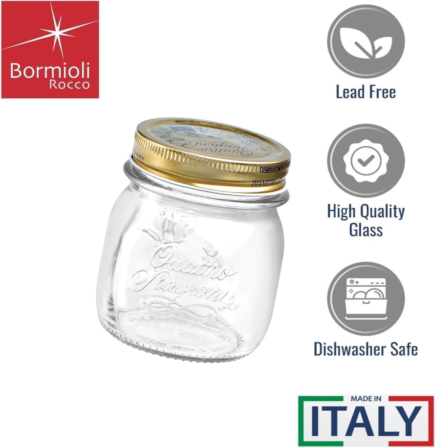 Bormioli Rocco Barattolo per conserve Four Seasons, 1 pezzo