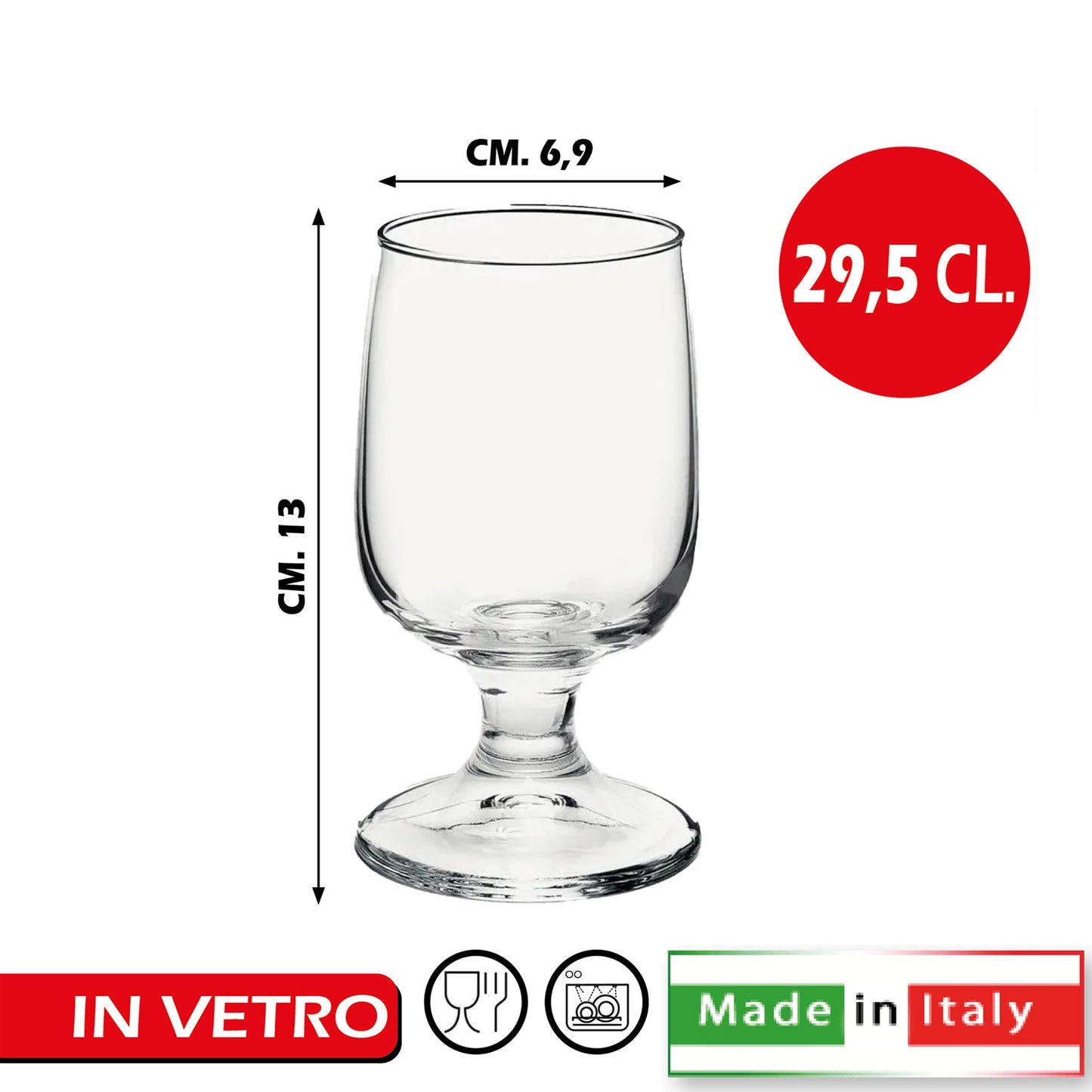 Bormioli Executive - Calice acqua 28,7 cl Pz.3