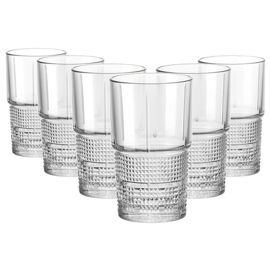 Bormioli Rocco Bartender Novecento Hiball Bicchieri 405 ml – Confezione da 6 – Bicchieri Hiball