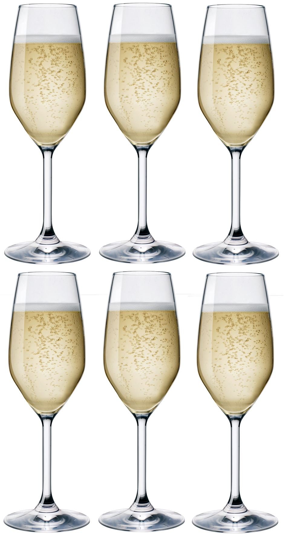 Bormioli Rocco Divino Restaurant Calice Flute Champagne 24 cl Set 6 Pz