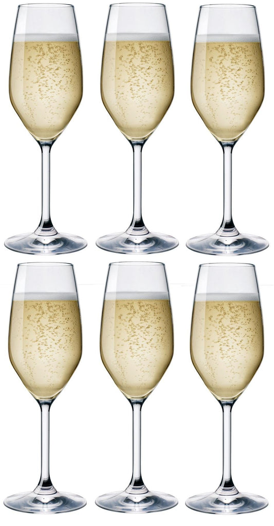 Bormioli Rocco Divino Restaurant Calice Flute Champagne 24 cl Set 6 Pz