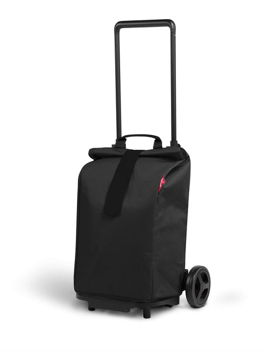 Gimi Sprinter|carrello portaspesa pieghevole con manico telescopico regolabile|sacca antipioggia chiusura avvolgibile e fascia a strappo|con ruote grandi e parafango|capacità 50l|45x39x103cm