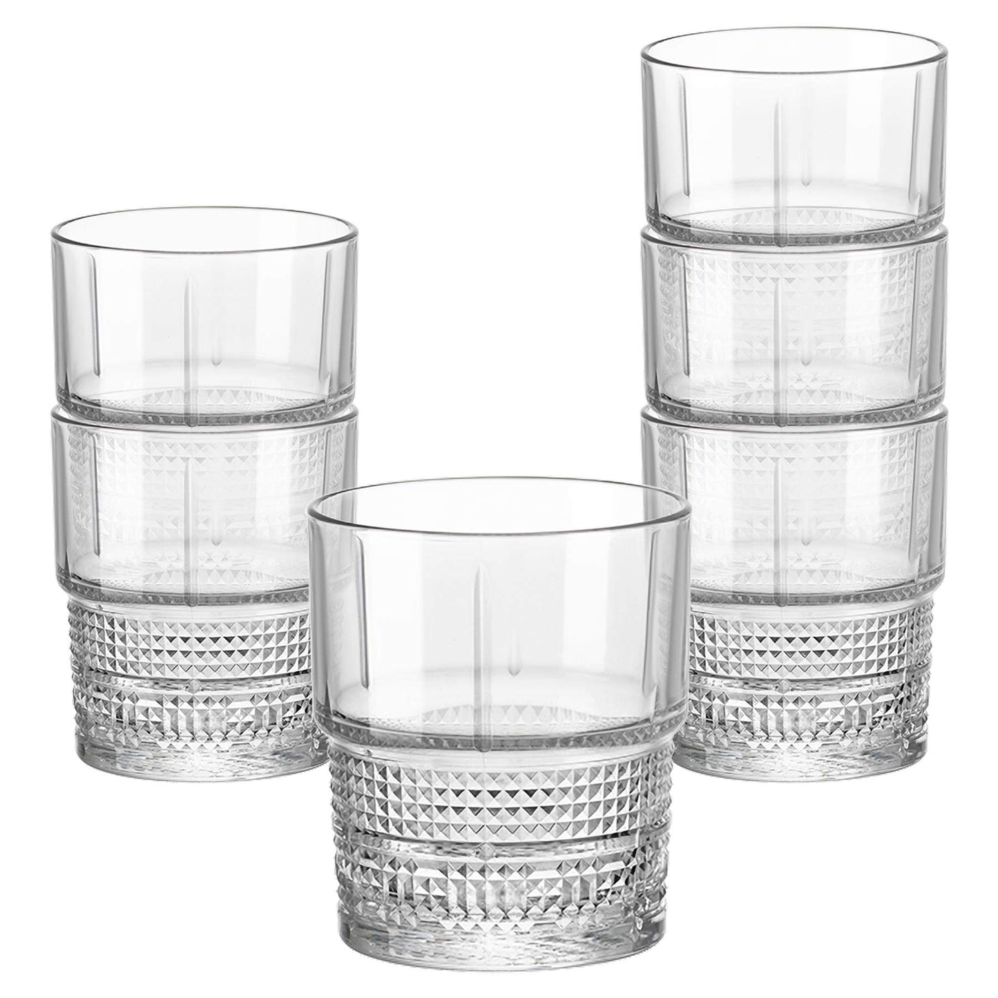 Bormioli Rocco Bartender Novecento Double Old Fashioned Glasses