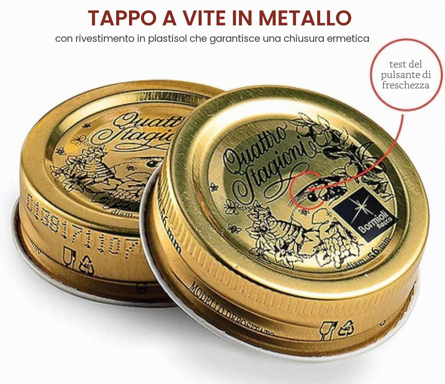 Bormioli Rocco Butlers Quattro Stagioni - Barattolo di Vetro, 1 L